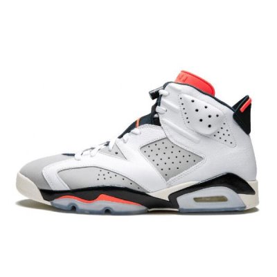 Nike Air Jordan 6 Beyaz / Kırmızı / Gri Basketbol Ayakkabısı Türkiye - L4QOI6EL